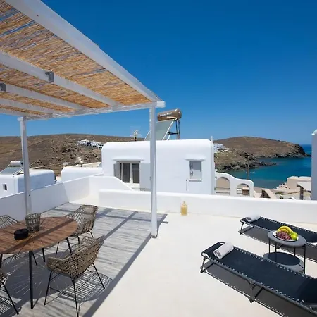 Superior 3 Beachfront Hot Tub And Seaview Apartamento Panormos (Mykonos)
